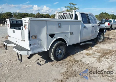 2020 Chevrolet Silverado 2500Hd 2Wd Long Bed Wt из США, поврежденный, VIN 1GB2WLE77LF261579